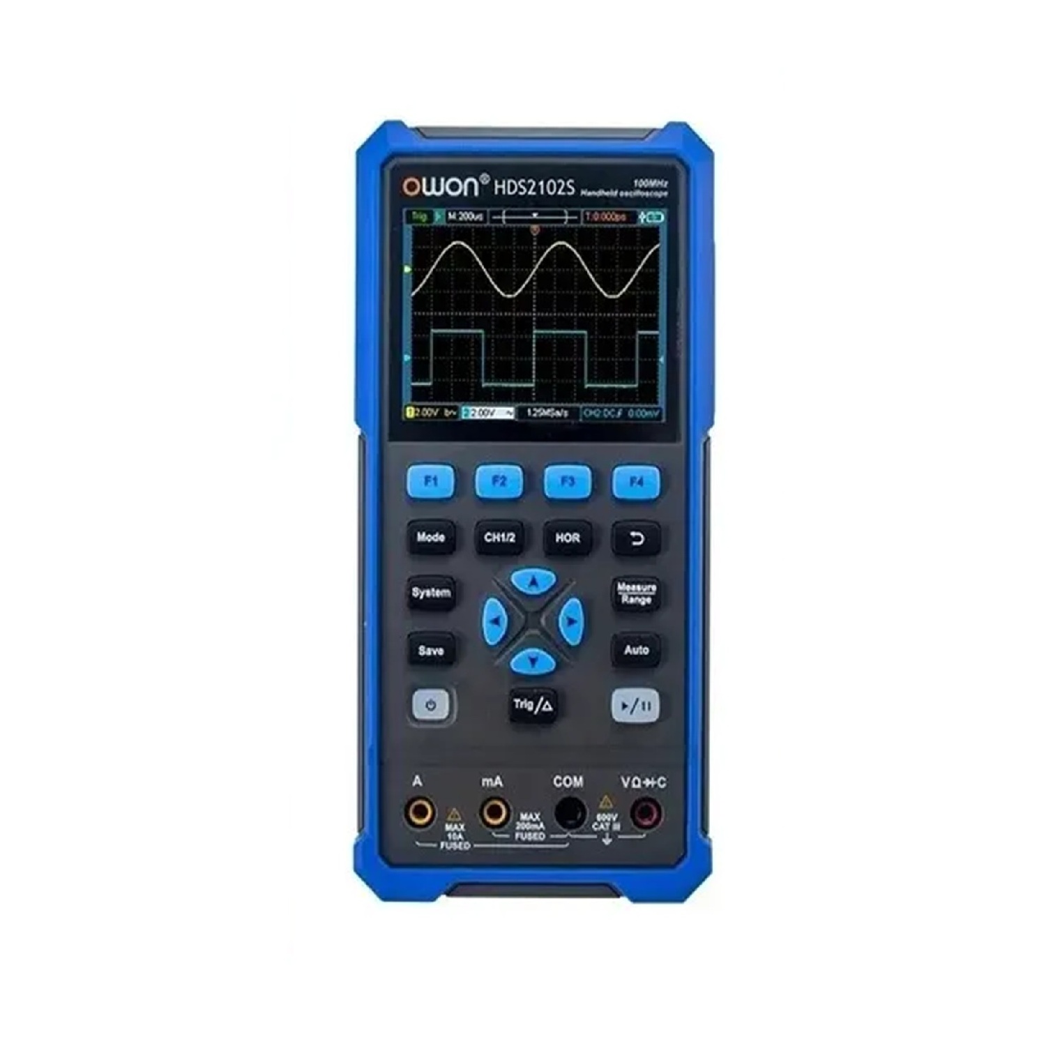 OWON HDS2102S Osciloscopio 100 MHz 2 Canales