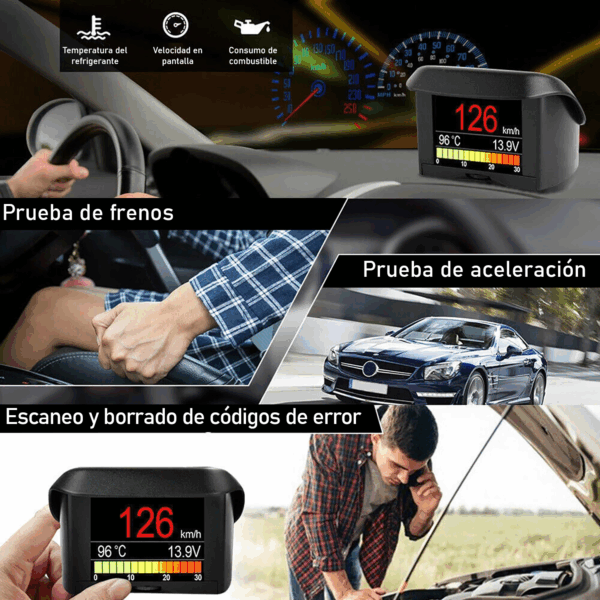 Pantalla Medición Temperatura Ancel A202 Obd - Image 3