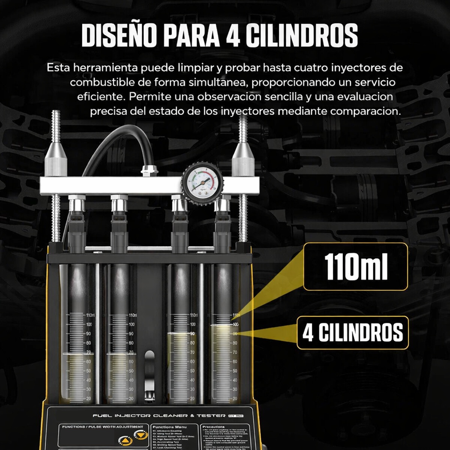 Banco De Inyectores Automotriz Prueba De Inyectores AUTOOL - Image 2