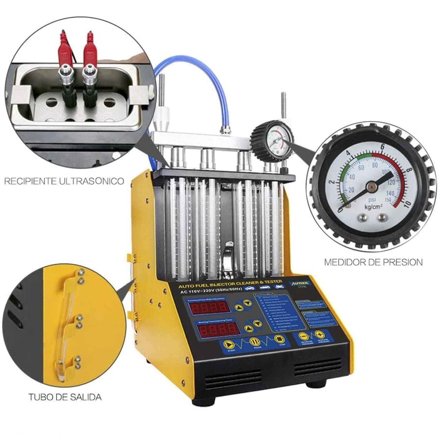 Banco De Inyectores Automotriz Prueba De Inyectores AUTOOL - Image 5