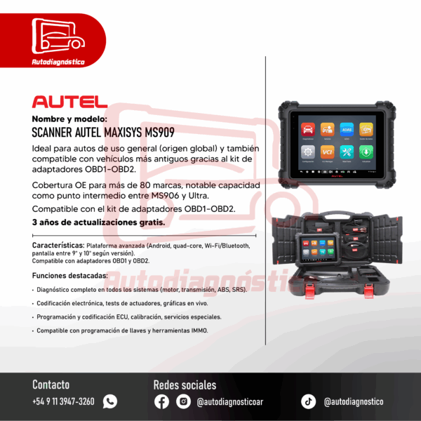 AUTEL MS909 - Image 3