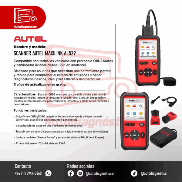 Autel Al529 Scanner Automotriz - Image 8