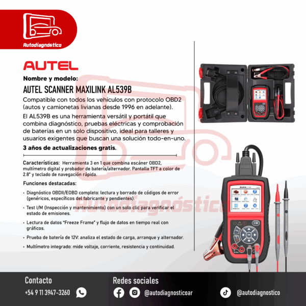AUTEL AUTOLINK AL539B - Image 7