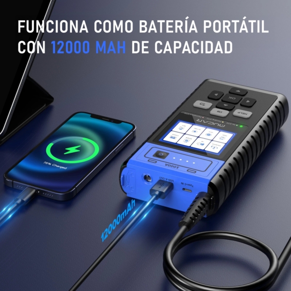MUCAR JS501 – Arrancador 12V + Escáner OBD2 - Image 5